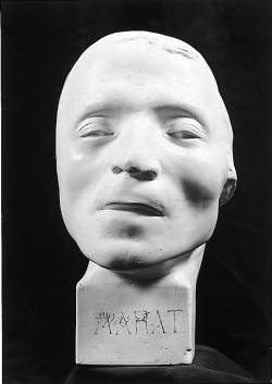 Masque mortuaire de Marat, plâtre
