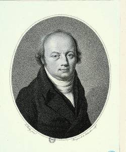 Portrait du Docteur F. J. Gall, gravure de Boilly d'après Bourgeois de la Richardière