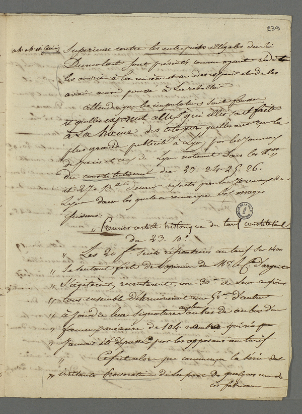 
						Affichage en mode lecture de la page
					