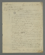 Lettre de Pierre Charnier adressée à Brisson, président du Conseil des Prud'hommes, et transmise en copie à Chipier, concernant les inquiétudes de Pierre Charnier sur le "danger d'être débordé par les utopistes".