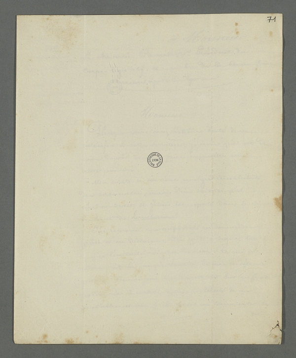 
						Affichage en mode lecture de la page
					