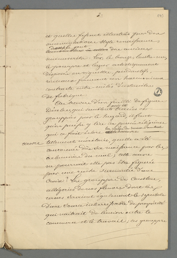 
						Affichage en mode lecture de la page
					