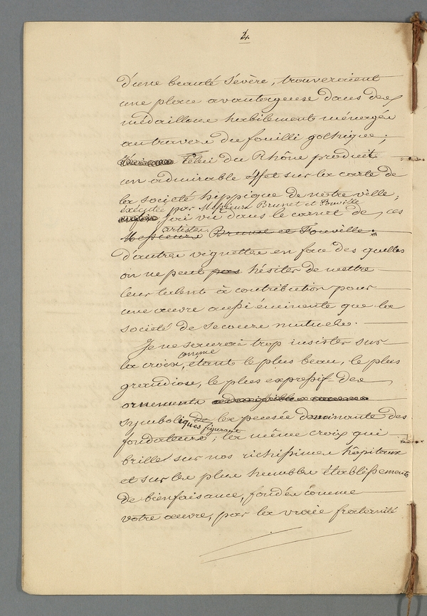 
						Affichage en mode lecture de la page
					