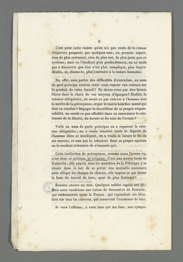 
						Affichage en mode lecture de la page
					