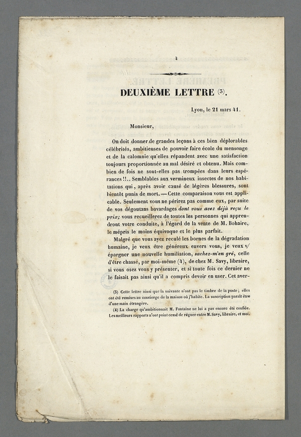 
						Affichage en mode lecture de la page
					