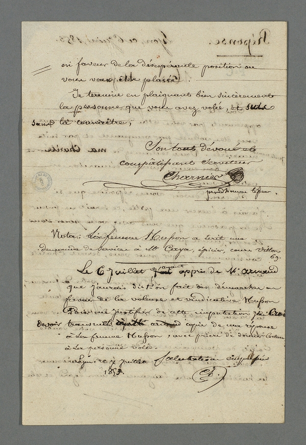 
						Affichage en mode lecture de la page
					