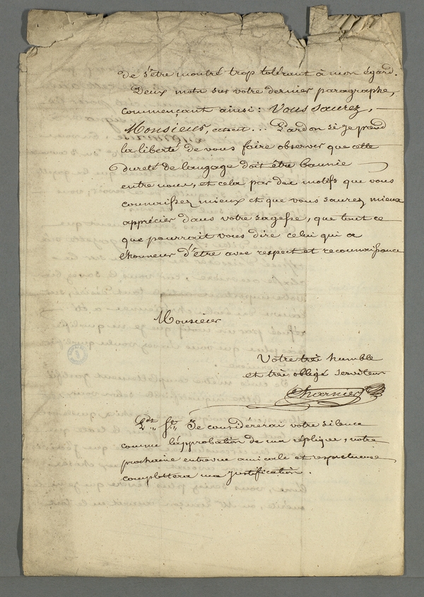 
						Affichage en mode lecture de la page
					