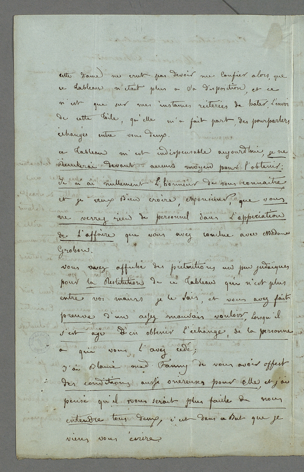 
						Affichage en mode lecture de la page
					