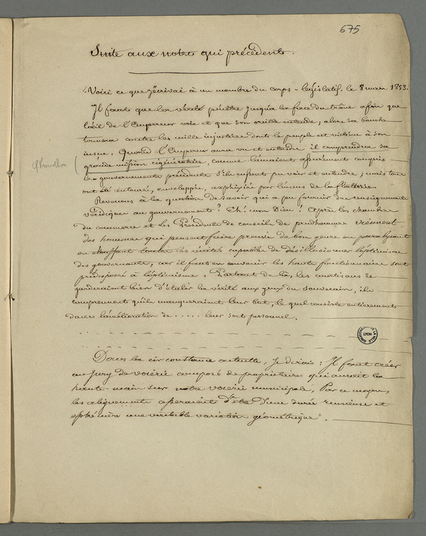 
						Affichage en mode lecture de la page
					