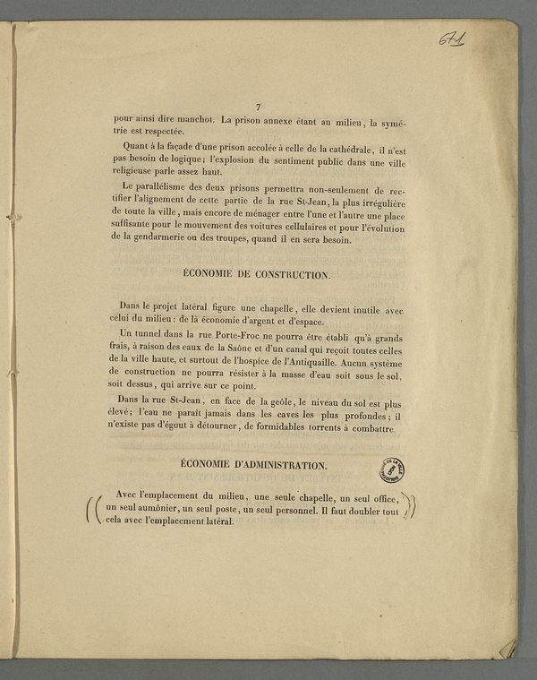 
						Affichage en mode lecture de la page
					