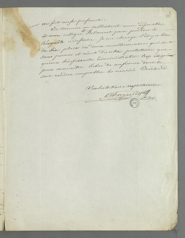 
						Affichage en mode lecture de la page
					