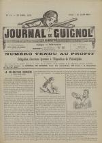 Le Journal de Guignol : illustré, politique, N°11, pp. 1