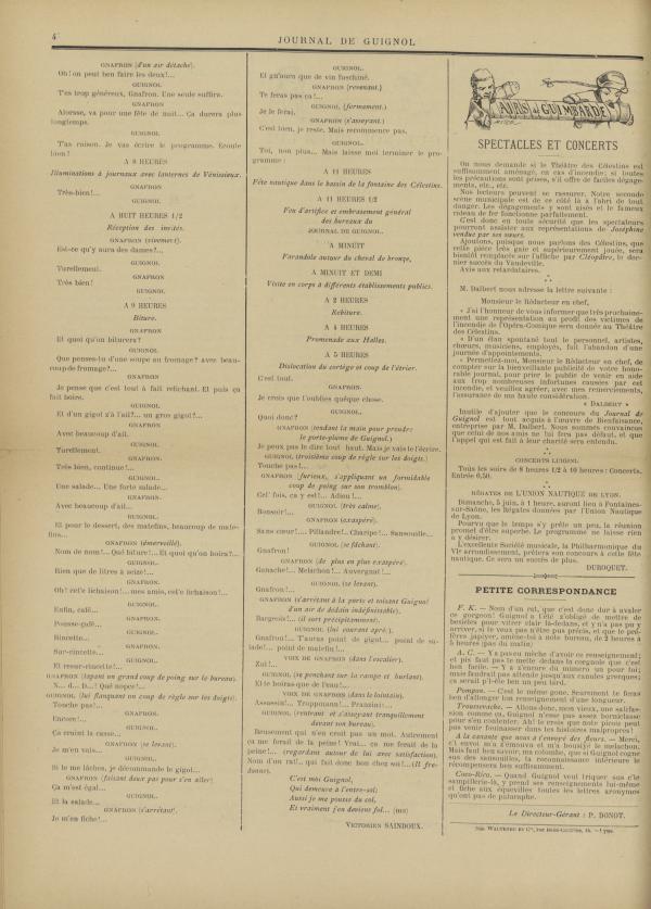 
						Affichage en mode lecture de la page
					