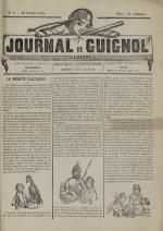 Le Journal de Guignol : illustré, politique, N°1, pp. 1
