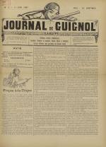Le Journal de Guignol : illustré, politique, N°11, pp. 1