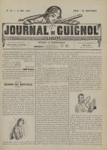 Le Journal de Guignol : illustré, politique, N°12, pp. 1
