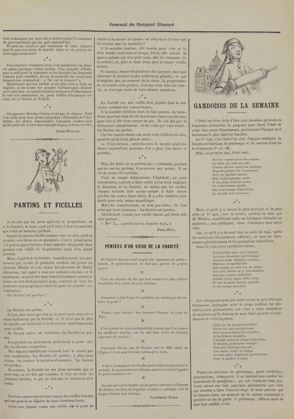 
						Affichage en mode lecture de la page
					