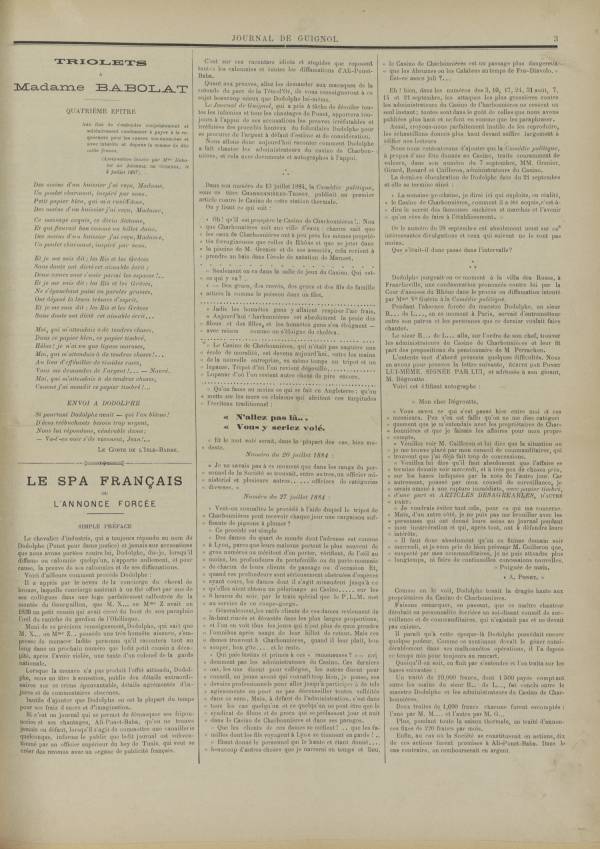 
						Affichage en mode lecture de la page
					