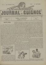 Le Journal de Guignol : illustré, politique, N°2, pp. 1
