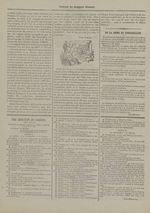 
						Affichage en mode lecture de la page
					