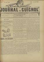 Le Journal de Guignol : illustré, politique, N°21, pp. 1