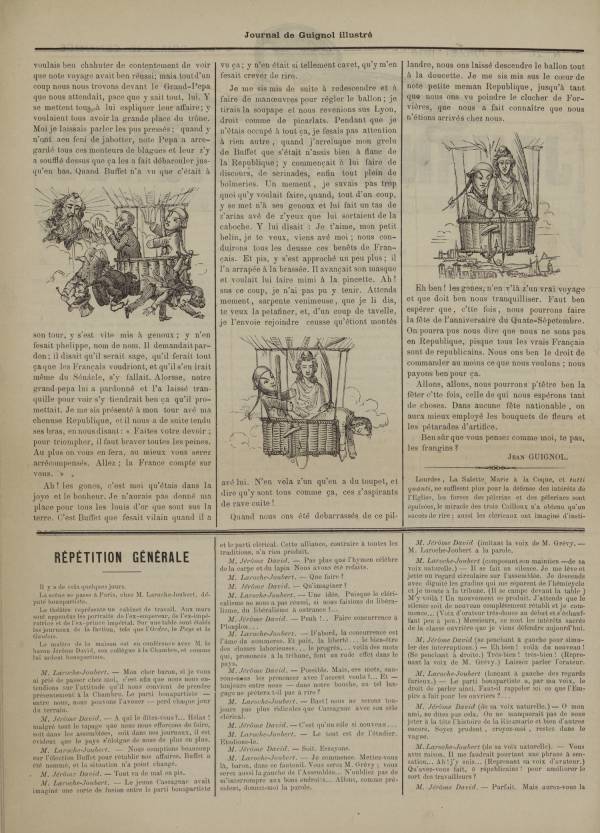 
						Affichage en mode lecture de la page
					