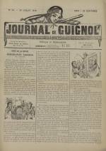 Le Journal de Guignol : illustré, politique, N°24, pp. 1