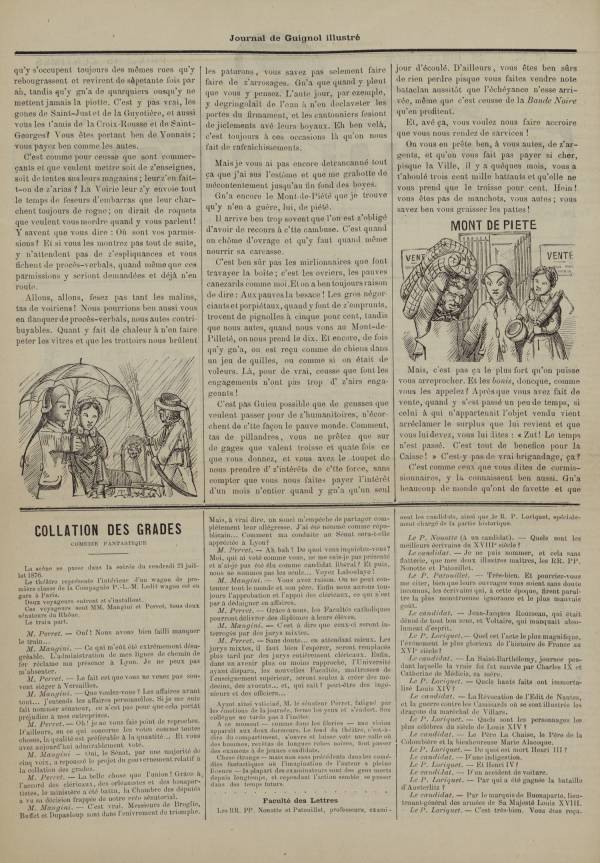 
						Affichage en mode lecture de la page
					