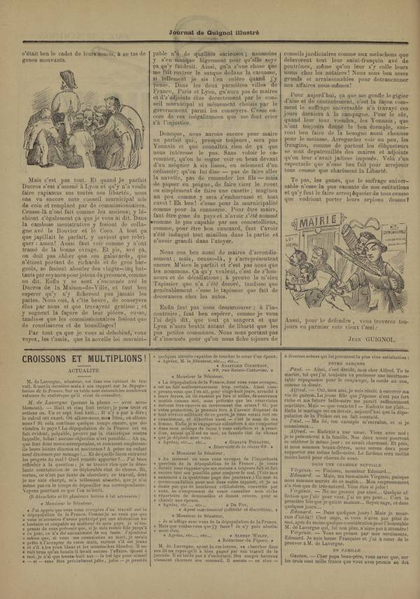 
						Affichage en mode lecture de la page
					