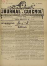 Le Journal de Guignol : illustré, politique, N°4, pp. 1