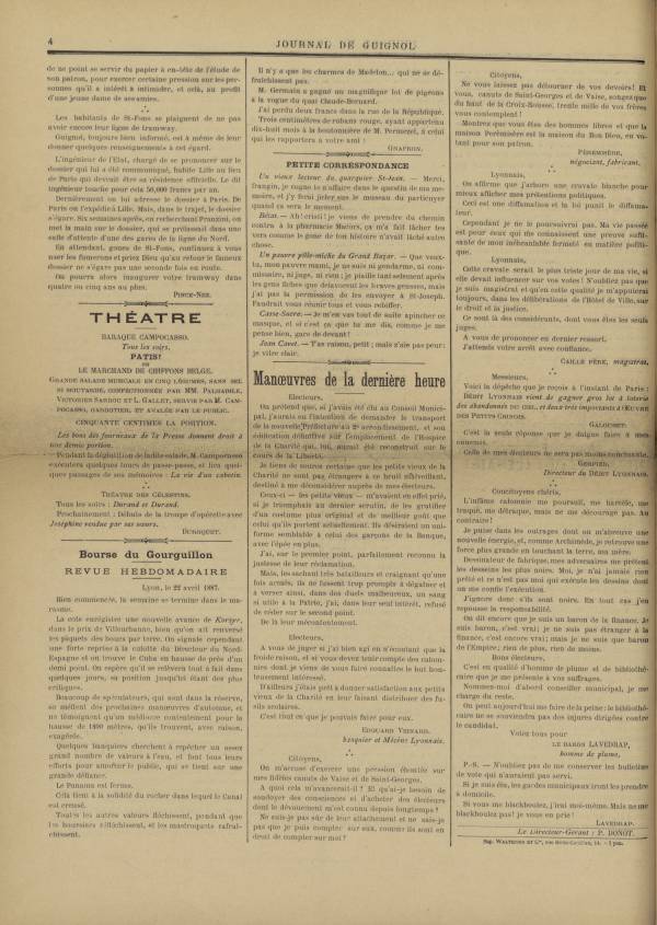 
						Affichage en mode lecture de la page
					