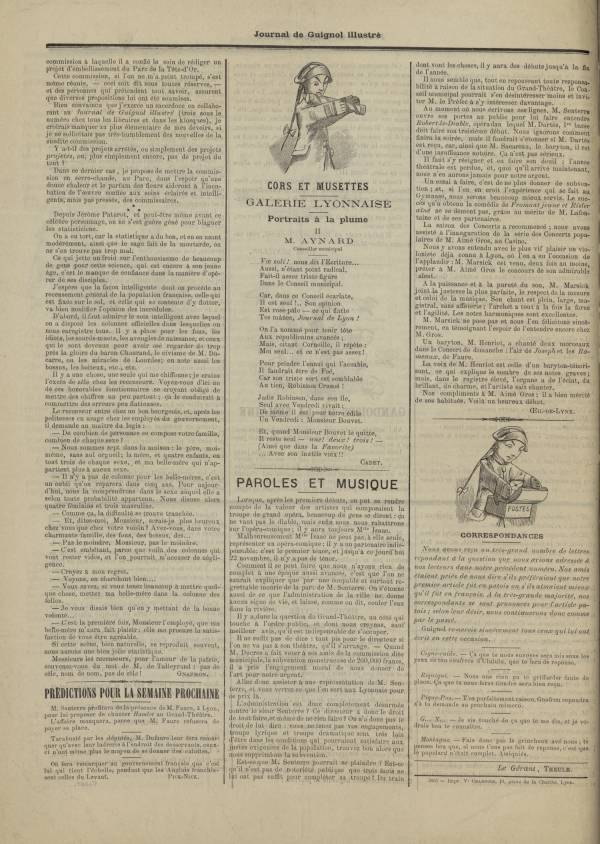 
						Affichage en mode lecture de la page
					