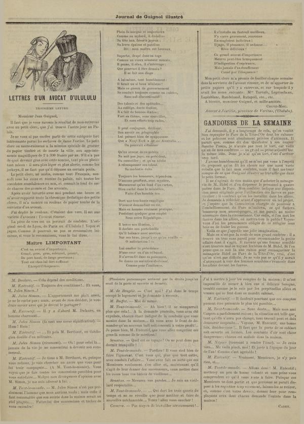 
						Affichage en mode lecture de la page
					