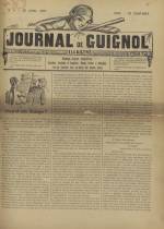 Le Journal de Guignol : illustré, politique, N°5, pp. 1