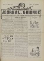 Le Journal de Guignol : illustré, politique, N°7, pp. 1