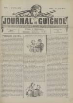 Le Journal de Guignol : illustré, politique, N°8, pp. 1