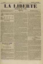 La Liberté : journal de Lyon, N°11