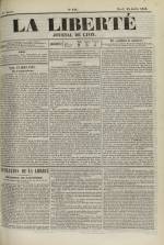 La Liberté : journal de Lyon, N°126, pp. 1