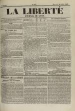 La Liberté : journal de Lyon, N°127, pp. 1