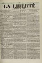 La Liberté : journal de Lyon, N°133, pp. 1