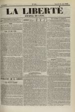 La Liberté : journal de Lyon, N°144, pp. 1