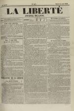 La Liberté : journal de Lyon, N°147, pp. 1