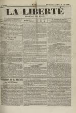 La Liberté : journal de Lyon, N°148, pp. 1