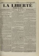 La Liberté : journal de Lyon, N°164, pp. 1