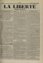 La Liberté : journal de Lyon, N°176, pp. 1