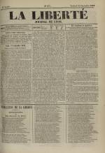La Liberté : journal de Lyon, N°177, pp. 1