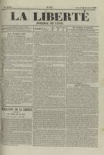 La Liberté : journal de Lyon, N°208, pp. 1
