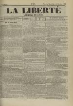 La Liberté : journal de Lyon, N°216, pp. 1