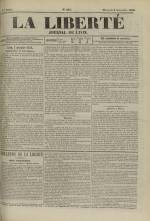 La Liberté : journal de Lyon, N°223, pp. 1