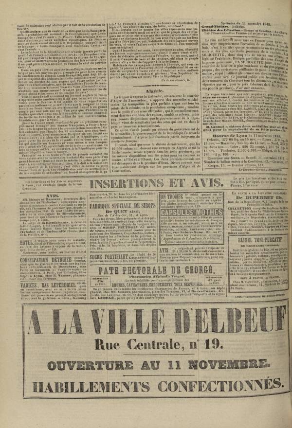 
						Affichage en mode lecture de la page
					